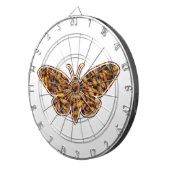 ボンビックスモリシルクモスライフサイクルシルエット ダーツボード (正面右)