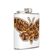 ボンビックスモリシルクモスライフサイクルシルエット フラスク (右)