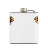 ボンビックスモリシルクモスライフサイクルシルエット フラスク (裏面)