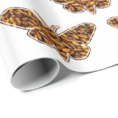 ボンビックスモリシルクモスライフサイクルシルエット ラッピングペーパー (ロールコーナー)