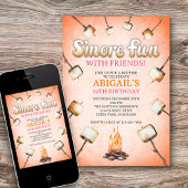 ボンファイアスモレス誕生日招待状 招待状