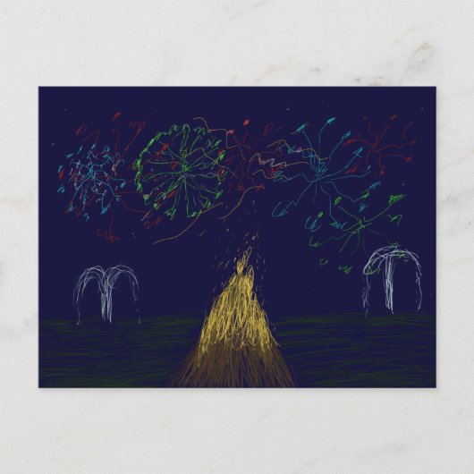 ボンファイアナイトはがき ポストカード (正面)