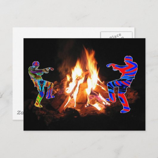 ボンファイアパーティーボンボンファイア ポストカード (正面/裏面)