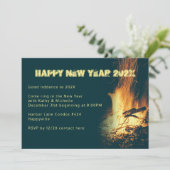 ボンファイアーニューイヤーズイブパーティの招待状 招待状 (スタンド正面)