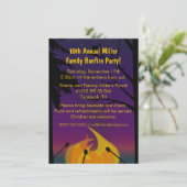 ボンファイア屋外パーティの招待状 招待状 (スタンド正面)