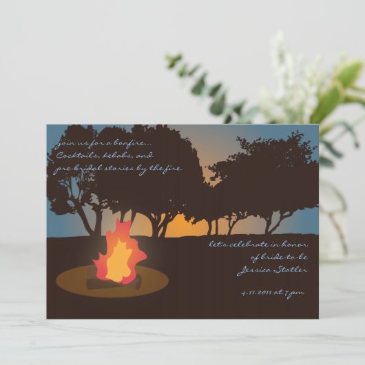 ボンファイア招待状 招待状 (スタンド正面)