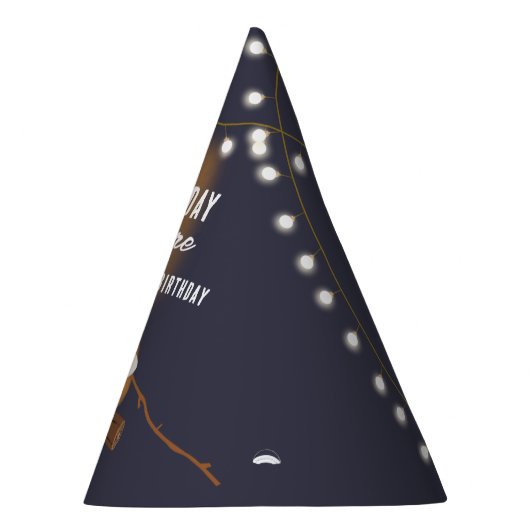 ボンファイア&キャンピングアウトドアキャンプファイアバースデーパーティー パーティーハット (右)