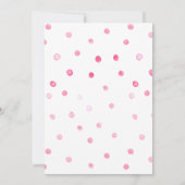 ボンファイア&サンモレスキャンピングピンクドットバースデーパーティー 招待状 (裏面)