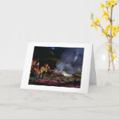 ボンファイア,フレンズ,ビーチ=ハッピーバースデーフレンド カード (黄色い花)