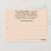 ボンフェテママン、ヴィンテージフランスのマザーズ日 ポストカード (裏面)