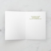 ボンフランスのアニバーサーリピンクカーネーション誕生日 カード (内部)