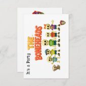 ボンヘッズパーティー 招待状 (正面/裏面)