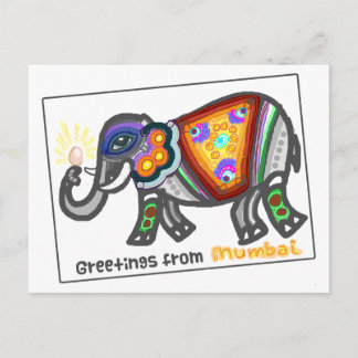 ボンベイ挨拶 ポストカード