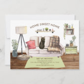 ボンベイ猫の動きのお知らせ 招待状 (正面)