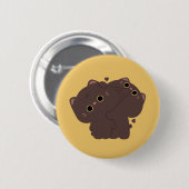 ボンベイ猫カップル 缶バッジ (正面&裏面)