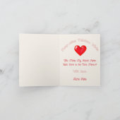 ボンベイ猫パーフェクトバレンタインカード シーズンカード (内部)