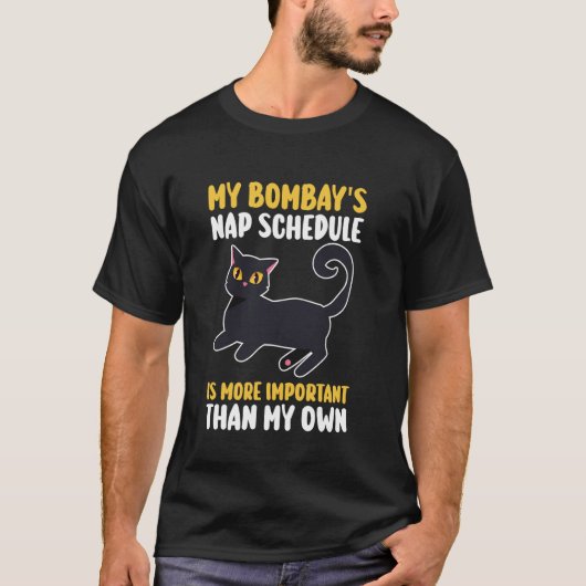 ボンベイ猫 Tシャツ (正面)