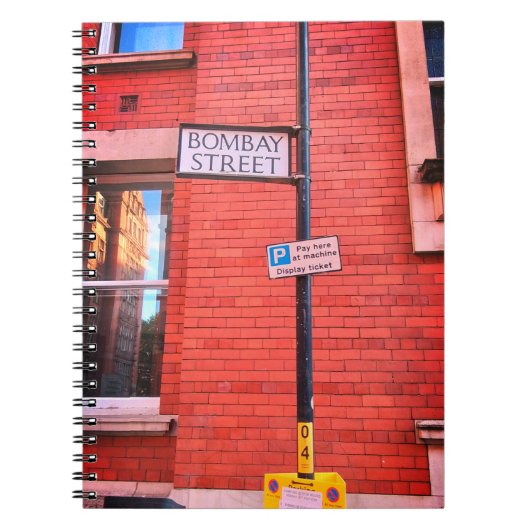 ボンベイ通り ノートブック (正面)