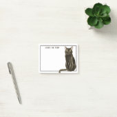 ボンベイ黒猫 |編集可能文字 |ウンチ ポストイット (オフィス)