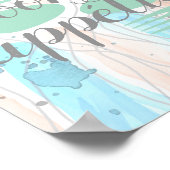 ボンペティキッチン引用文ワードアートモダンスタイル ポスター (角)