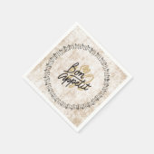 ボンペティットカントリーフランスの スタンダードカクテルナプキン (角)