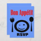 ボンペティットディナーパーティー 招待状 (正面/裏面)