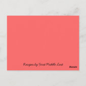 ボンペティットパンレシピカード ポストカード (裏面)