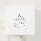 ボンボニエイタリアンラ結婚の伝統ラベル フェイバータグ (インサイチュ)