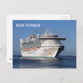 ボンボヤジー:ゴールデンプリンセスクルーズ船 ポストカード (正面/裏面)
