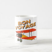ボンボヤージバイプレーンヴィンテージ機 コーヒーマグカップ (中央)