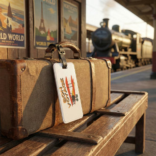 ボンボヤージバイプレーンヴィンテージ機 ラゲッジタグ