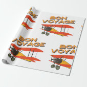 ボンボヤージバイプレーンヴィンテージ機 ラッピングペーパー (アンロールド)