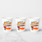 ボンボヤージバイプレーンヴィンテージ機 紙コップ