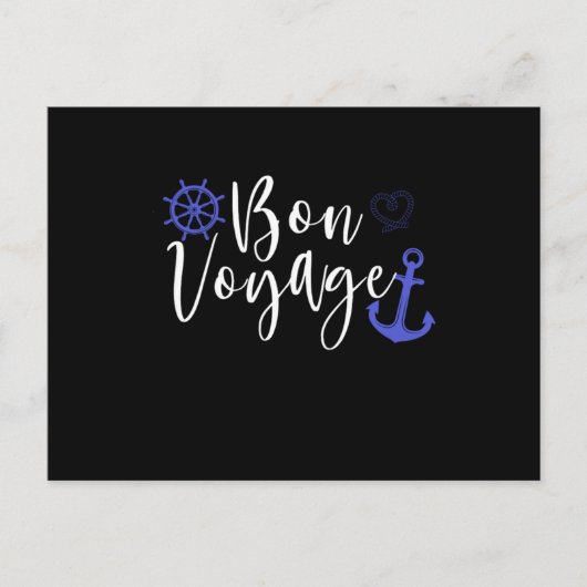 ボンボヤージュいかりクルージングクルーズシップバケーションギ ポストカード (正面)