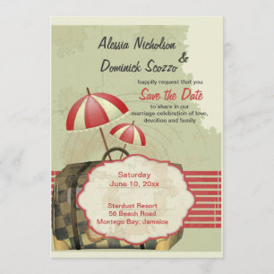 ボンボヤージュセーブ・ザ・デート案内 招待状