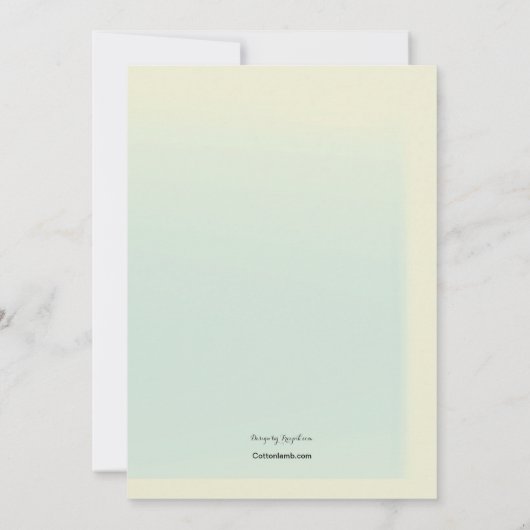 ボンボヤージュパーティの招待状 招待状 (裏面)