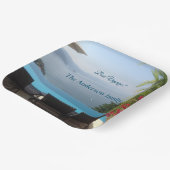 ボンボヤージュパーティーシーサイドリゾート写真 ペーパープレート (傾斜あり)