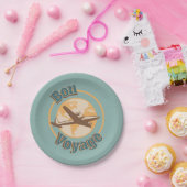 ボンボヤージュワールドツアーデザイン ペーパープレート (パーティー)