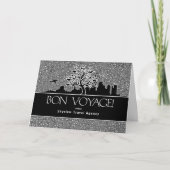 ボンボヤージュ旅行代理店事業挨拶 カード (正面)