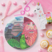 ボンボヤージュ格言 ペーパープレート (パーティー)