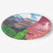 ボンボヤージュ格言 ペーパープレート (アングル)