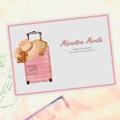 ボンボヤージュ退職パーティースーツケースアドベンチャー 招待状