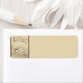 ボンボヤージュ飛行機 ラベル (インサイチュ)