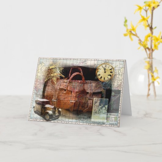 ボンボヤージュ カード (黄色い花)