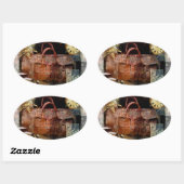 ボンボヤージュ 楕円形シール (シート)