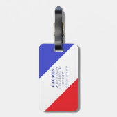 ボンボヤージョ飛んでいるイス ラゲッジタグ (裏面縦)