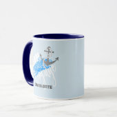 ボンボヤ航海のジパーソナライズされたー マグカップ (正面左)