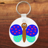 ボンボンファンタジーバタフライズキーチェーン キーホルダー (正面)