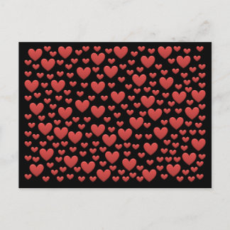 ボンボンレインボーラブハート ポストカード