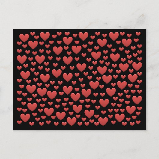 ボンボンレインボーラブハート ポストカード (正面)